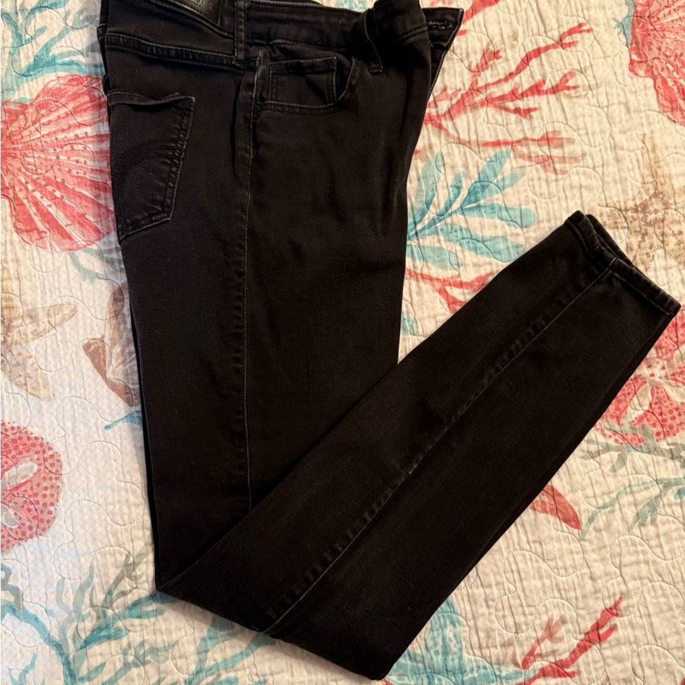 Hollister Black Skinny Jeans Classic Fit